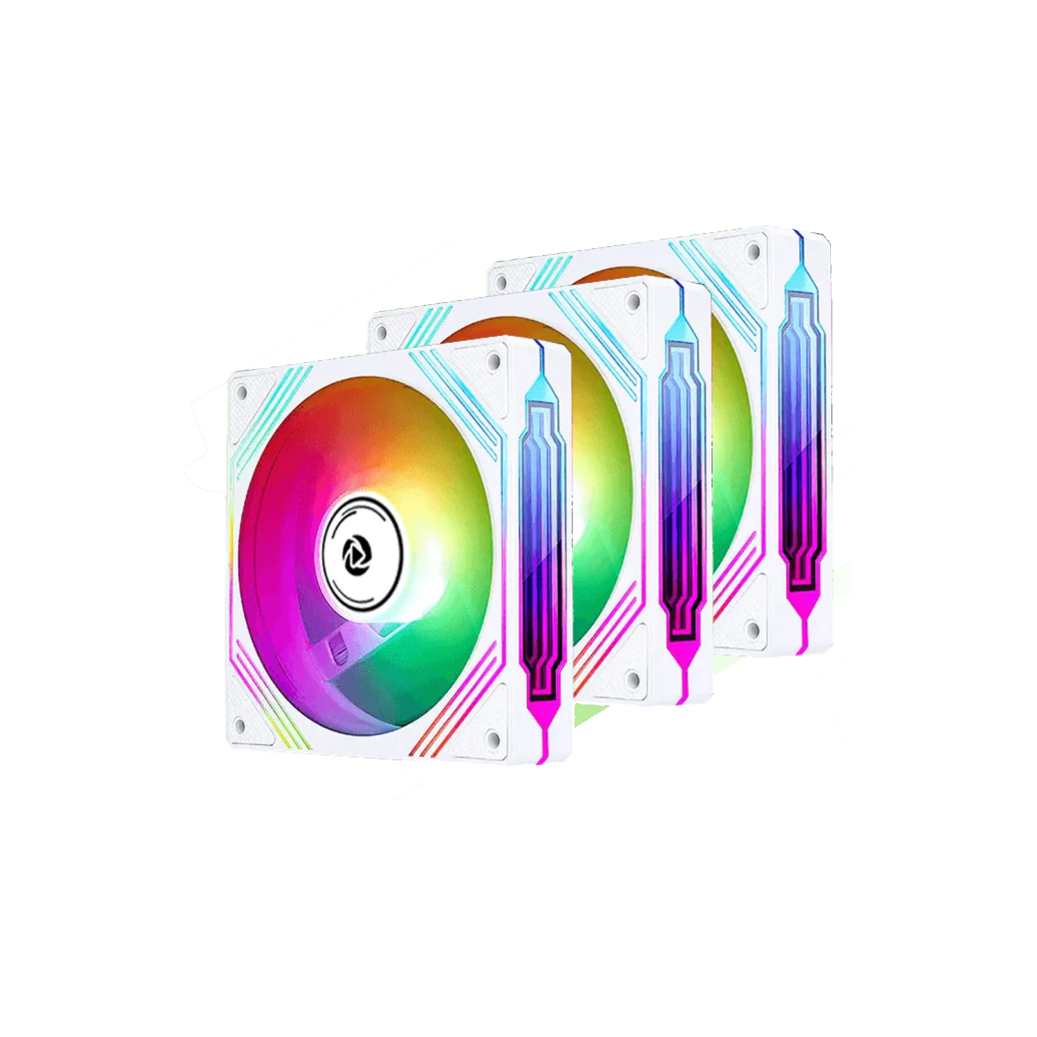 Inplay Seaview Tower X3-B 3in1 ARGB Fans WHITE